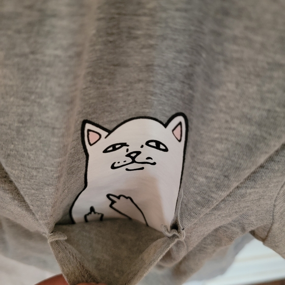 RipnDip Funny Middle Finger Cat Shirt - Picture 2 of 3